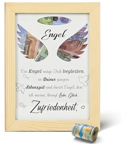 FORMIZON Geldgeschenk Flügel, Geldgeschenke Kommunion Flügel, Taufgeschenke für Mädchen Jungen Geldgeschenk Konfirmation, Taube Flügel Taufgeschenke fur Geburtstag Deko
