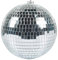 Disco Spiegel Ball 20cm Spiegelkugel Discokugel Mirrorball Glänzende Disco Ball für Weihnachtsbaum Hochzeit Karneval Geburtstagsfeier Silberne Dekoration Bühnenverein DJ Lichteffekt