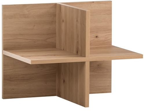 Lomadox Regaleinsatz Regalkreuz für Aktenregal modern in Eiche