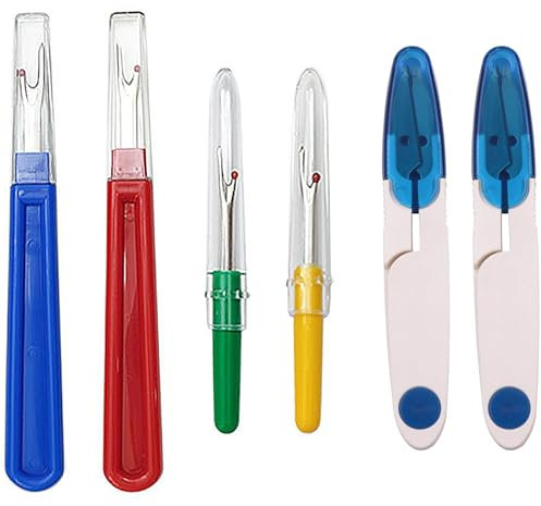 5 pezzi taglierina filo cucito con un pezzi piccole forbici per cucire velocemente e tagliare filo cucito kit completo - ideale per cucire rapidamente e tagliare filo, materiale cucito