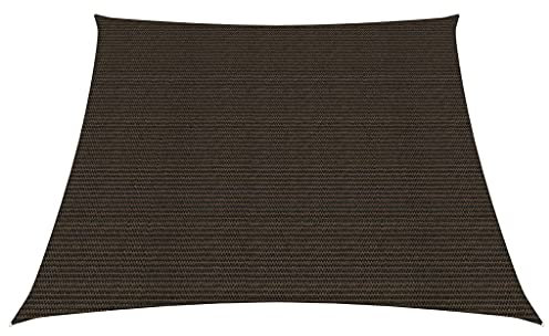 Home & Garden item-Toldo parasol 160 g/m² marrón 3/4 x 2 m HDPE