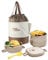 EACHPT Lunch Box for Adults,3 Layer Stainless Steel Bento Box,2.1L Thermal Lunch Box,Portable Stackable Lunch Box with Lunch Bag, Leak-Proof&BPA Free,Microwave Dishwasher Safe Available,White