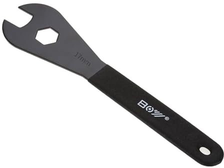 Bicycle Wrench - 17mm Cone Spanner Tool, Durable Carbon Steel Bike Repair Wrench, Multi-Function Open Ended Cone Wrench for Bicycle Maintenance