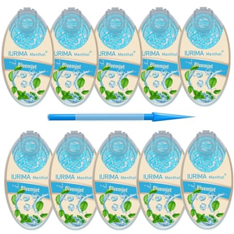 IURIMA - Premium Aroma Kapseln Menthol | DIY Click Filter Kugeln| 10er-Pack | 1000 Kugeln