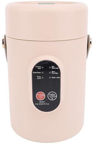 Pentola Calda Elettrica con Vaporiera, Mini Fornello da Viaggio Portatile, Padella Elettrica Multifunzionale Antiaderente per Friggere/Stufato/Vapore, per Ramen (Spina europea