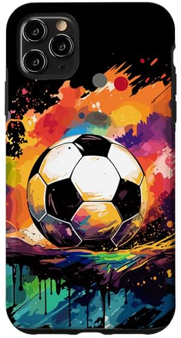 Fußball Graffiti Hallenfußball Fußballplatz Hülle für iPhone 11 Pro Max