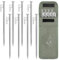 YAOBLUESEA 8PCS Bodenanker 30 cm Zelt-Heringe aus Stahl Erdnägel Stabil Boden Zelt Sturm Erdnägel Camping Zeltheringe Sturmsicher für Camping Wandern Outdoor-Aktivitäten, Silber