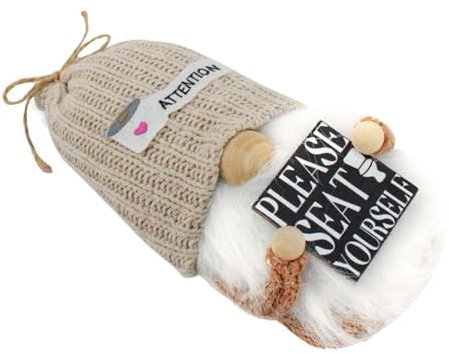 Toiletten Gnom Ornament Tischdekoration Plüsch Tomte Stoffpuppe