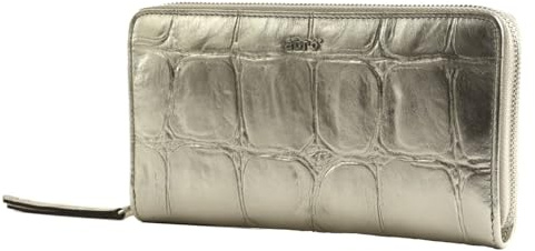 Abro Leather Coccobello Metal Wallet White/Whitegold