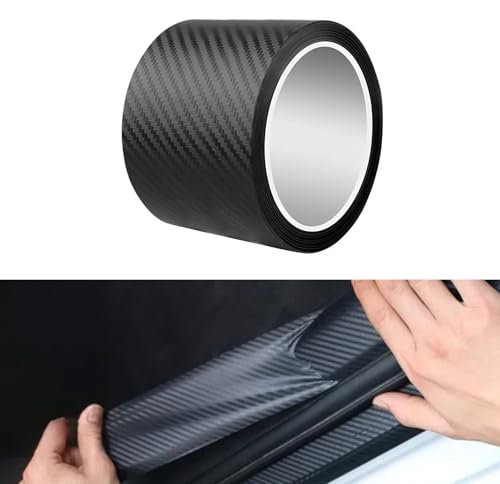 1 Roll 3M 3D Black Vinyl Wrap 7CM Carbon Fiber Viny Adhesive Wrap Sheet Roll for Car