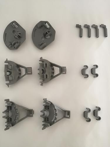 MDS-Pro Klammern Lager Korbablagen Lagerset für Geschirrspüler Spülmaschine Unterkorb passend für Siemens Bosch 418675 00418675