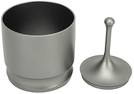 Tbest 54mm Blind Shaker,Other Coffee Tools and Aries,Dosing S Pr Aluminum Alloy Anti Flying Coffee Poer Picker Making Plies 58mm Black (Grey)