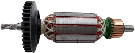 Vqxmhrpw AC220V-240V Anker Rotor Anker Ersatz, Kompatibel for Bosch, Schlagbohrmaschine GSB16 GSB16RE GSB550RE GSB 16 GSB 16 RE GSB 550 RE(Armature 148mm)