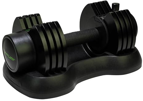 Selector Dumbbell, verstellbare Kurzhantel bis zu 25 kg, Platzsparend