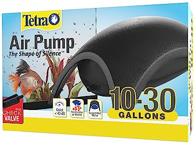 Tetra Whisper Air Pump with Minimal Noise and Maximum Air Flow