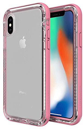 LifeProof NEXT - Premium, Two-piece, DROP proof, DIRT proof, SNOW proof Clear Case for iPhone X/Xs - Cactus Rose