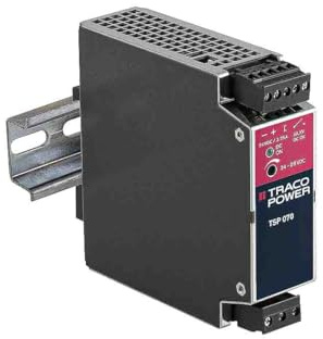 TRACOPOWER TSP 070-112 AC/DC DIN Rail Power Supply, Industrial, Adjustable, Fixed, 85 V, 263 V, 72 W, 12 V, 6 A