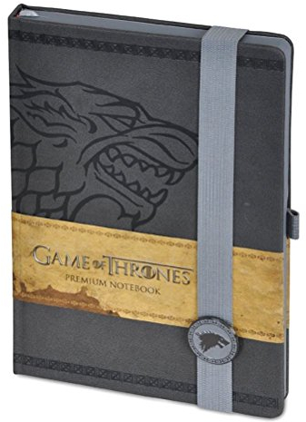 Game of Thrones SR71896 Schattenwolf Notizbuch, Tagebuch Heft, A5
