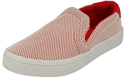 adidas Originals Courtvantage Adicolor Mens Trainers Sneakers (UK 3.5 US 4 EU 36, red White S81871)