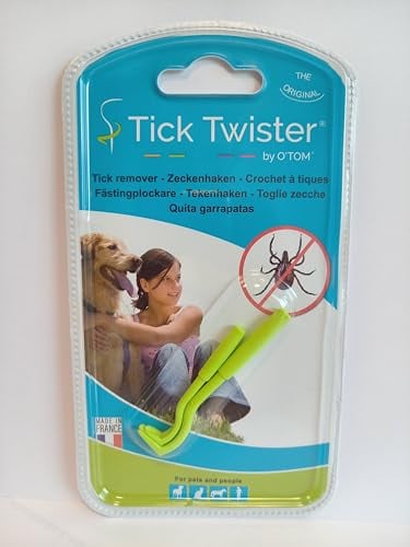 H3d O'Tom Zeckenhaken für Tiere Blisterpackung 2 Stück
