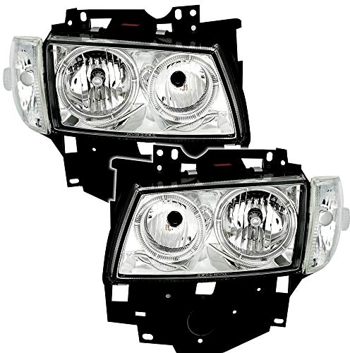 Depo Angel Eyes Scheinwerfer Set Klarglas Chrom Frontblinker
