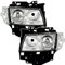 Depo Angel Eyes Scheinwerfer Set Klarglas Chrom Frontblinker