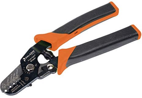 Paladin Tools PA1171 ProGrip Fiber Optic Stripper | 5-in-1 Professional Grade Fiber Optic Stripping Tool