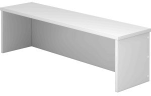Thekenaufsatz für Schreibtisch 1200x800mm Grau