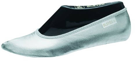 Bleyer Bauchtanzschuhe Gymnastikschuhe orientalischer Tanz-Schuhe, Silber (36)