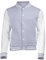 AWDis Herren Jacke grau/weiß (Heather grau / weiß) Large