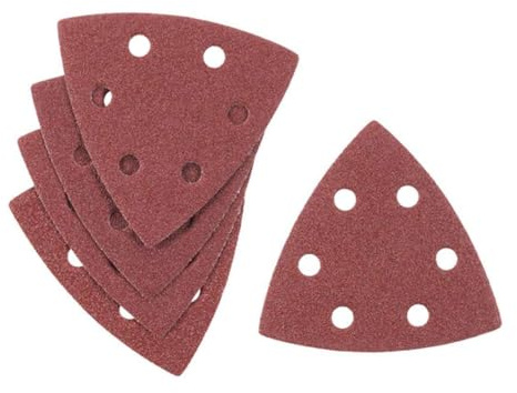 5 Hojas de lija. Grano 80.