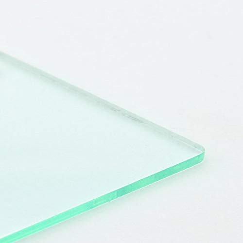 CrestGlass 3mm Clear Glass Look Acrylic Plastic Sheet (297mm x 210mm / A4)