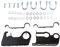 Tubayia Hi-Lift Wagenheber mit Schaufel Halter Set für Alle Auto Dachgepäckträger