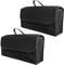 Purework 2er Set Kofferraumtasche Organizer 50x15x27,5cm Aufbewahrungstasche Schwarz Kofferraum Autotasche Auto Aufbewahrung Tasche