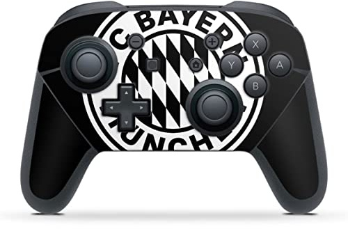 DeinDesign Skin kompatibel mit Nintendo Switch Pro Controller Folie Sticker Offizielles Lizenzprodukt FCB FC Bayern München