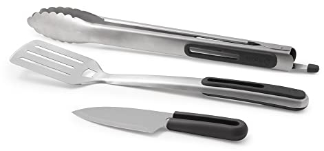 BioLite Prep&Grill Toolkit 3-teiliges Set Grillbesteck mit Tasche