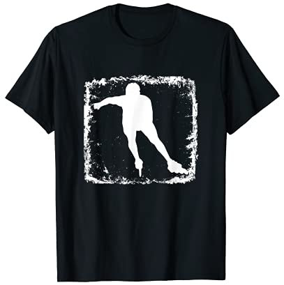 Skate Blades Rollerblades Skating Skater Inline Geschenk T-Shirt