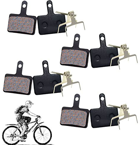 4 Paar Fahrradscheibenbremsbeläge, Bicycle Disc Brake Pads for Shimano für Shimano M575 M525 M515 T615 T675 M505 M495 M486 M485 M475 M465 M447 M446 M445 M416 M415 M395 M375 M375 M315 M355 C601 C501