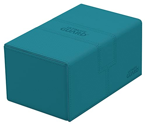 Ultimate Guard UGD011239 Twin Flip`n`Tray 160+ XenoSkin Monocolour Petrol Blue Card Box