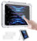 MoKo Supporto per Tablet da Parete Fino a 11, Porta Tablet da Bagno Trasparente, Rotazione a 360°, con 2 Adesivi, Custodia per Tablet Impermeabile Adatta iPad 10/PRO 11 2022, Trasparente