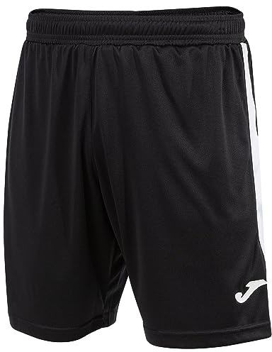 Joma Unisex Glasgow, Schwarz, Weiß Kurze Hose