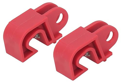 Leistungsschalter-Sperrvorrichtung, Langlebiges ABS, 2 Stück, Durchsichtige Klemme Am Leistungsschalter-Schloss für Strom