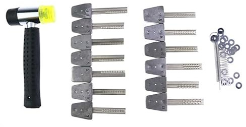 Bump Keys HUK Lock Pick Set, Fast Open Tool for Common Locks, Bump Key Hammer, Professional Locksmith Tools