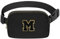 VOROLO Bauchtasche für Damen und Herren, Crossbody-Tasche, Gürteltasche mit verstellbarem Riemen, Schwarzer Buchstabe M, Einheitsgröße, 1 Packung Anfangsbuchstabe, schwarz