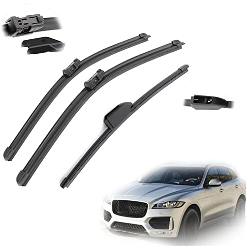 Scheibenwischer Teile Für Jaguar Für F-Pace 2017 2018 2019 2020 Auto Vorne Hinten Scheibenwischerblätter Pinsel Cutter Zubehör 26''+19''+13''