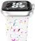 NewWays Silikon Armband Kompatibel mit Apple Watch 46mm 45mm 44mm 42mm(Serie 3 2 1), Weiches Sports Band Ersatzarmbänder für iWatch Series SE 10 9 8 7 6 5 4 3 2 1 Damen Herren,Weiß
