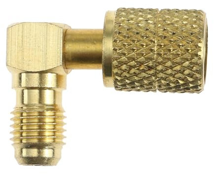 5/16 Zoll SAE-Buchse auf 1/4 Zoll SAE-Stecker, Schnellverbinder-Adapter for R410a R32, Kältemittel for Mini-Split-Klimaanlagen