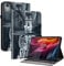 XFDSFDL® Étui pour Lenovo Tab K11 Plus TB352FU (11,45 Pouces) PU Cuir Housse Flip Coque Chats et Tigres Motif avec Support Portefeuille Protection Cas 05