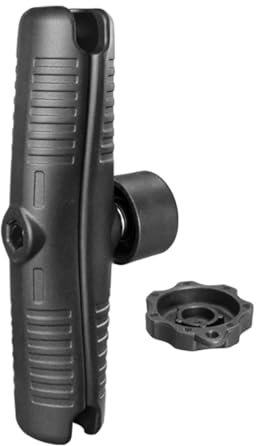 Strg Braccio a doppia presa per 1,5 pollici/C Size/38 mm Ball Mounts Accessori, 22,9 cm Lunghezza in lega di alluminio Braccio lungo Potente morsetto compatibile con RAM Mount, iBolt e altro ancora