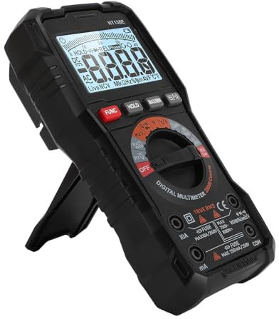 Digitales Multimeter-Tester-Set, 20.000 Zählungen, mit Taschenlampe, Spannung, Strom, Widerstand, Kapazität